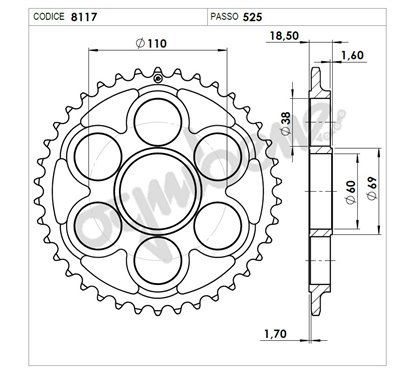 CORONA #8117 in ferro Z 41