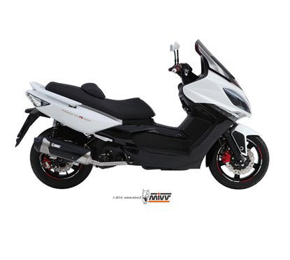 Scarico completo 1a1 URBAN - acciaio inox KYMCO XCITING 500 05- omologato Mivv 