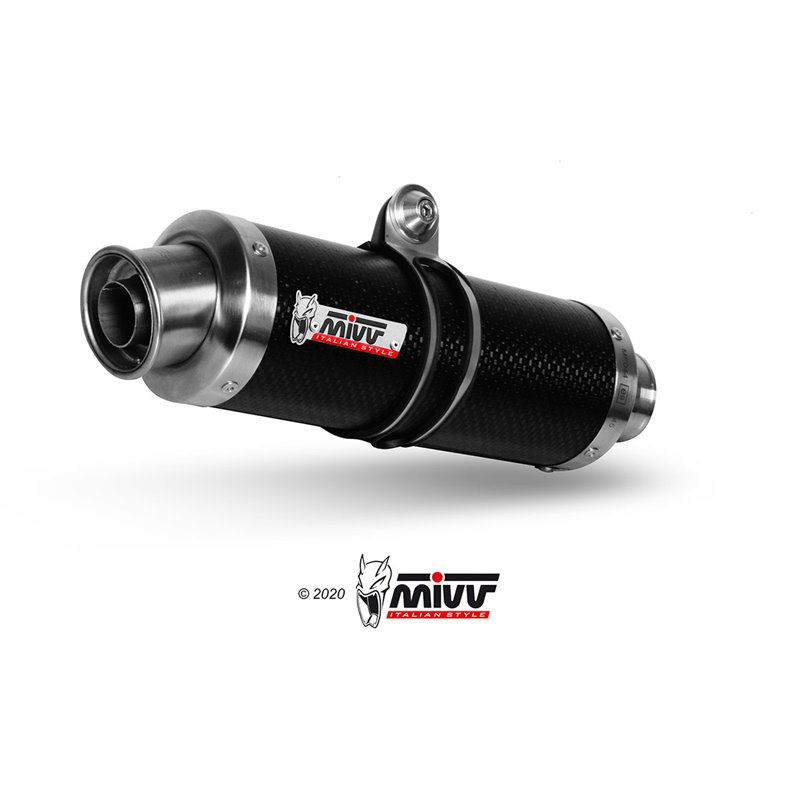 Silenziatore SLIP-ON SPORT GP carbonio APRILIA TUONO Fighter 1000 02-05 omologato Mivv 