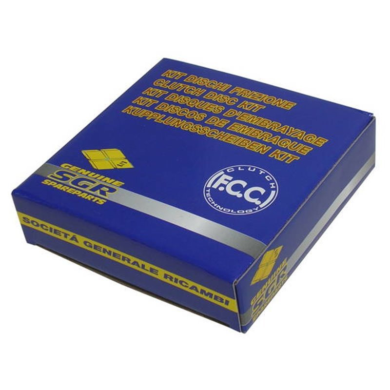 Kit dischi frizione guarniti + acciaio - F.C.C. - SGR-74.60204