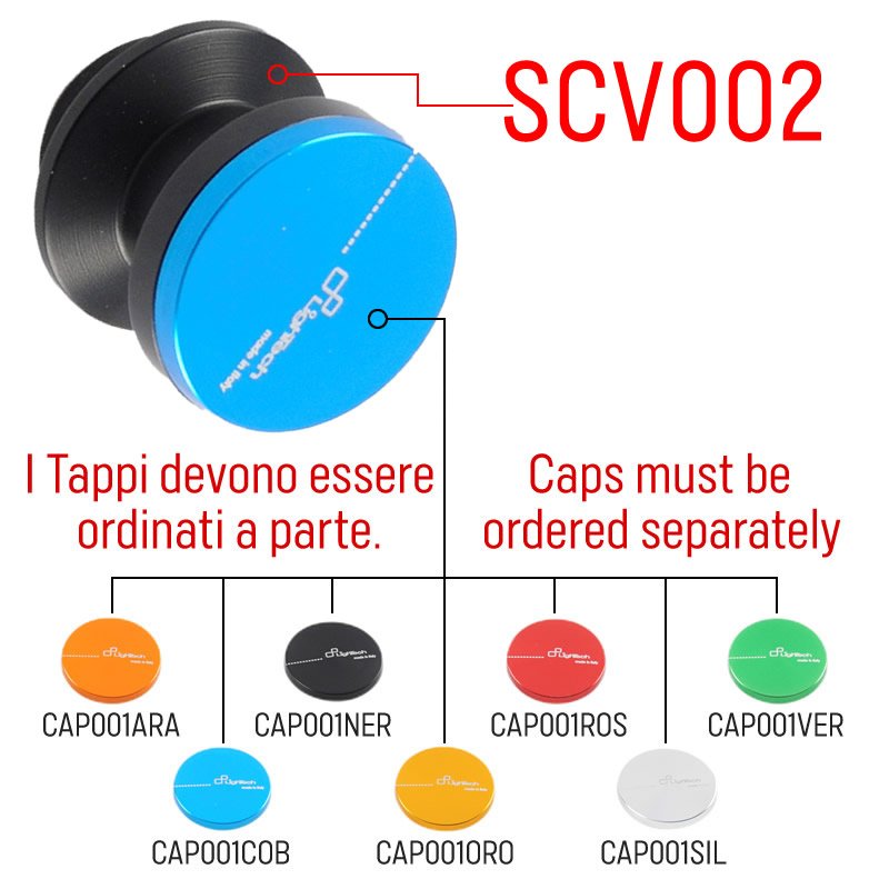Kit supporti cavalletto M8 - LT-SCV002 - Lightech