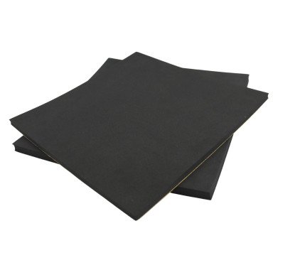 Universal Neoprene Adhesive Sheet 33x33 cm thickness 1 cm Black: Essential for Motorcyclists