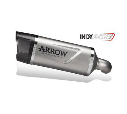 Terminale Indy Race EVO titanio con fondello inox ARROW 72651PO