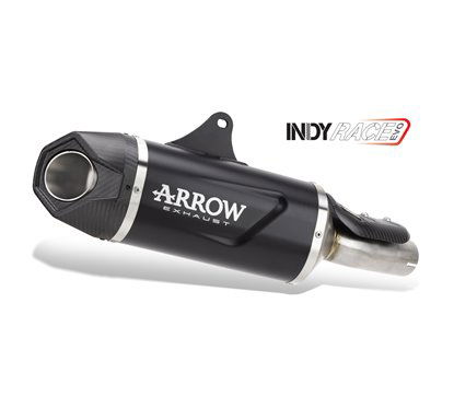 Terminale Indy Race EVO titanio con fondello inox ARROW 72651PO