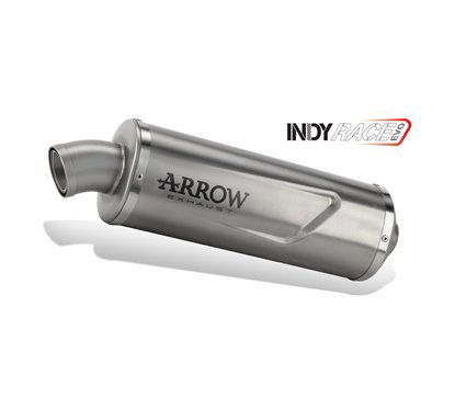 Indy Race EVO aluminium silencer with steel end cap ARROW 72651AO