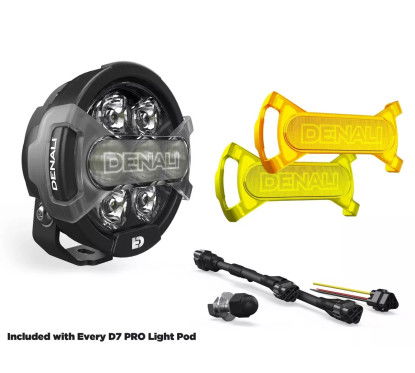 Denali Fanale moto led D7 PRO con sistema X-Lens modulare