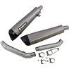 Titanium slip-on silencer for Triumph