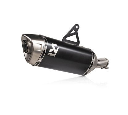 Silenziatore slip-on omologato nero per Honda