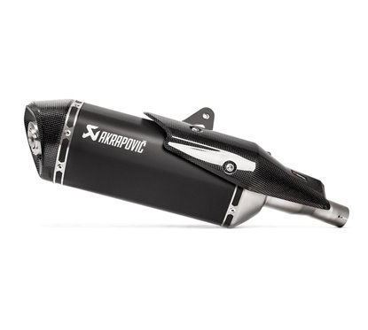 Silenziatore slip-on omologato in titanio nero per Honda