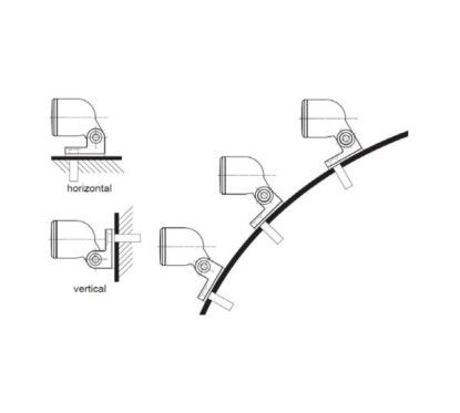 Daytona Fanale Posteriore LED "D-TAIL" Daytona - Omologato ECE per Stop e Luce Targa