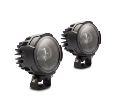 Kit faretti EVO fog light nero Honda CRF1000L (15-) con prot. NSW.01.622.51101/B SW MOTECH