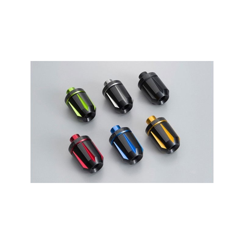 Stabilizzatori manubrio anodizzati "TKM-2" nero-verde - specifici KAWASAKI M8