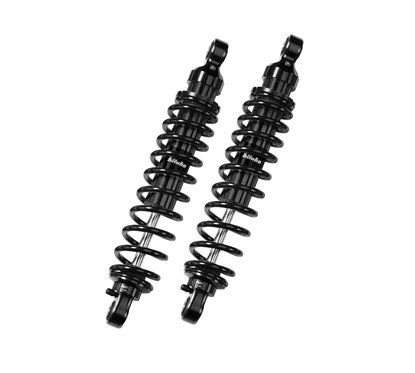 Bitubo Rear Shock Absorbers Pair RE006WME02V2 Touring - Preload and Rebound Adjustment, Black...