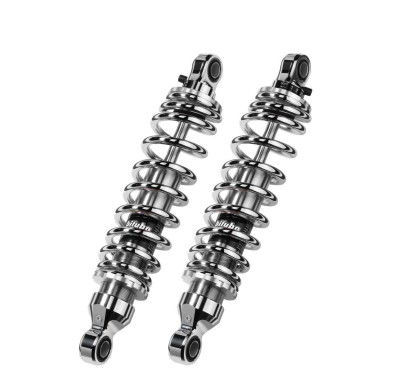 Bitubo Rear Shock Absorbers Pair RE006WME03 Touring - Preload and Rebound Adjustment, Chromed...