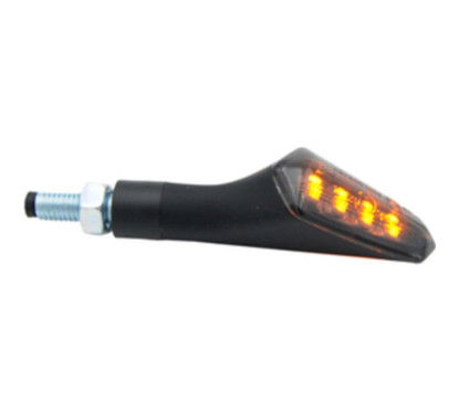 LighTech Coppia Frecce Moto Omologate E8 – ABS Nero, Anteriore/Posteriore