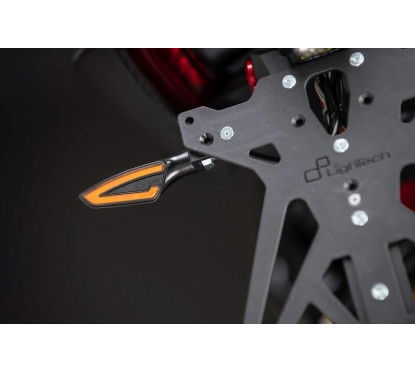 LighTech Coppia Frecce Moto Omologate E8 – ABS, 68 mm, Universali, Design Brevettato