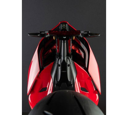 LighTech Ducati Adjustable License Plate Holder Kit - Homologated, Adjustable, Complete with...