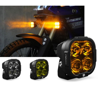 Denali DL-4 Driving Light Pods with DataDim Technology – 4 LED, Hybrid Elliptical Beam