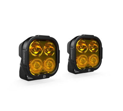 Denali DL-4 Driving Light Pods with DataDim Technology – 4 LED, Hybrid Elliptical Beam
