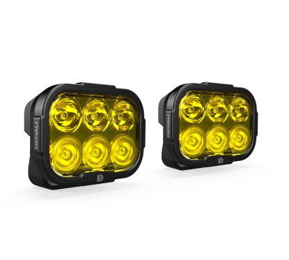 Denali DL-6 Driving Light Pods with DataDim Technology – 6 LED, Hybrid Elliptical Beam