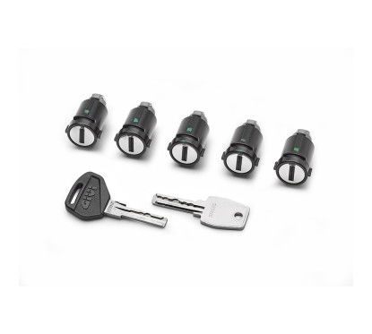Givi REPLACEABLE KEY KIT 5 CYLINDER SLR105