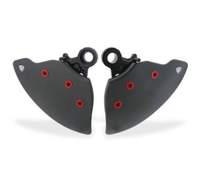 GP DUCTS EVO - Front brake cooling system - Carbon Glossy CNC Racing