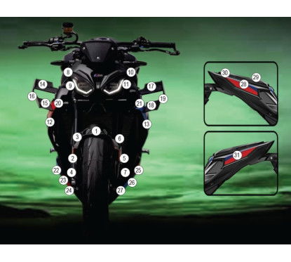 Eazi-Grip Paint Protection Kit for BMW S 1000 R (2025)