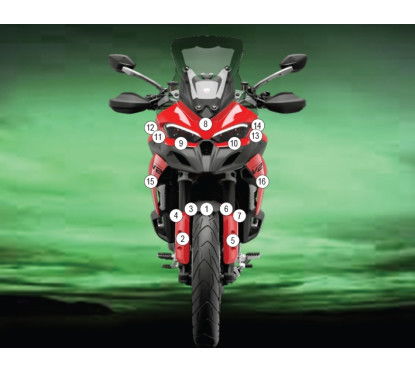 Eazi-Grip Paint Protection Kit for Ducati Multistrada V2 (2025)