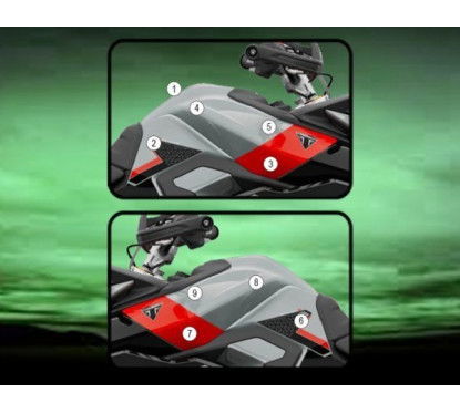 Eazi-Grip™ Tank Film Kit for Triumph Daytona 660 (2024–2025)
