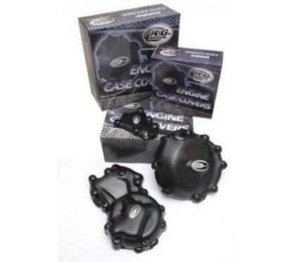 Kit 2 pezzi (ECC0112BK-ECC0113BK) - protezioni motore APRILIA DORSODURO 1200 / Caponord 1200...
