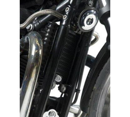 Retina protezione radiatore olio, Triumph Bonneville '08-, Thruxton '06-, Scrambler '08- R&G...
