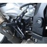 Pedane arretrate moto Bmw S1000RR '10-'14 / S10000R '14-'16 R&G RSET01BK