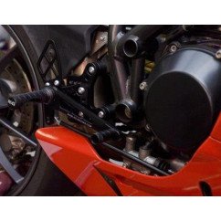 R&G Adjustable Rearsets for Ducati 848, 1098 and 1198