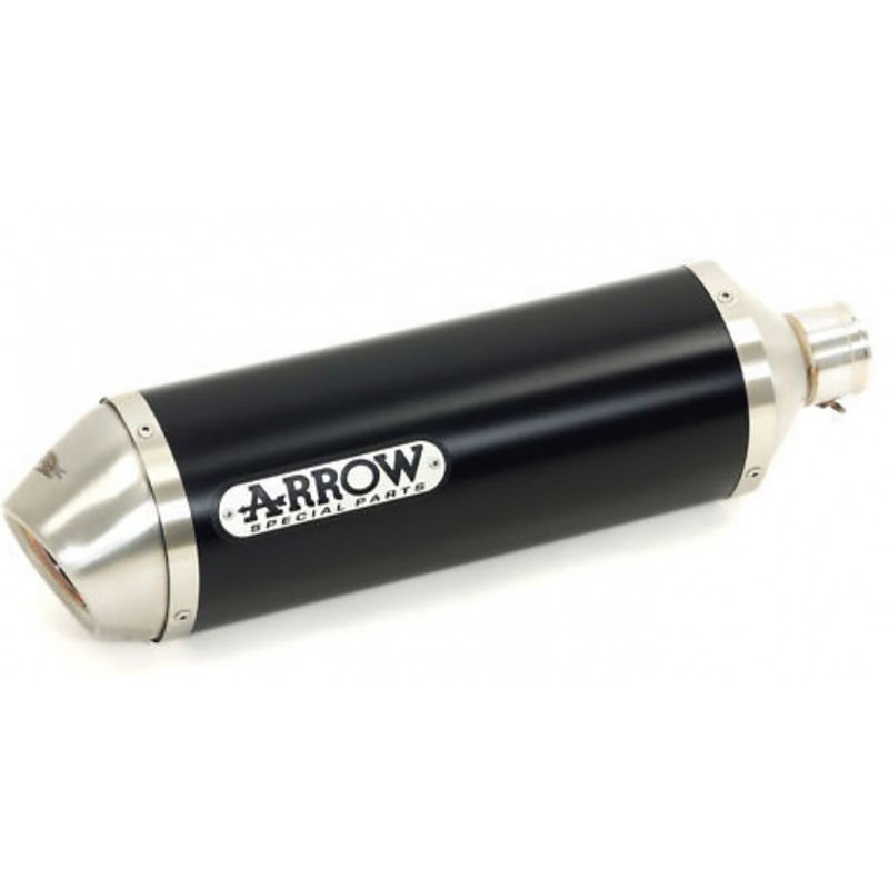 Race-Tech Approved aluminium Dark silencer ARROW 71677AON