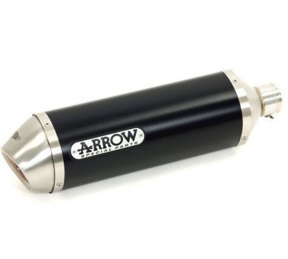 Race-Tech Approved aluminium Dark silencer ARROW 71677AON