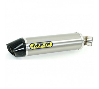 Indy Race Titanium Approved silencer with carby end cap ARROW 71712PK