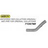 low mount mid-pipe for stock collectors ARROW 71347MI