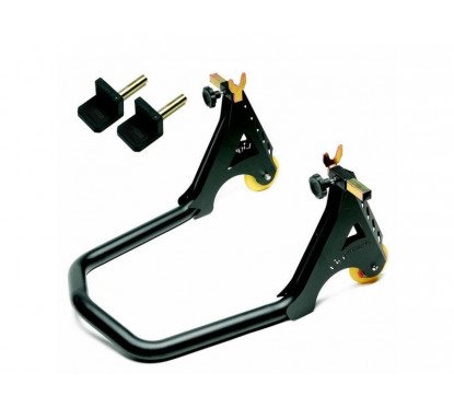 IRON REAR STAND WITH WHEELS AND BEARINGS AND SLIDING  BLOCKS LIGHTECH