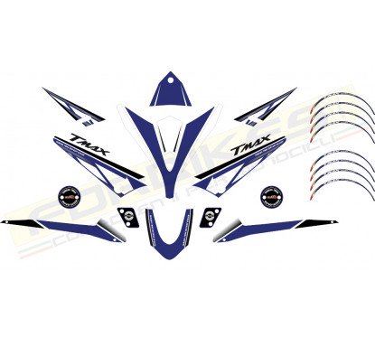 Adhesive Graphics Kit YAMAHA T-MAX  530 2012- MotoGP Livery Forbikes