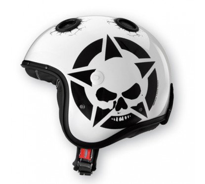 Caberg Helmet Jet type DOOM DARKSIDE color white / black