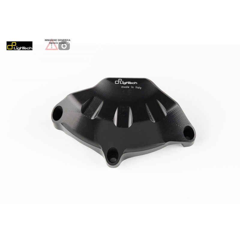 Left side alternator cover protection in aluminium - LT-ECPYA001NER - Lightech