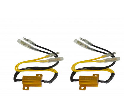 Kit 2 pz resistenza alluminio Minifrecce led 8.2 ohm Forbikes