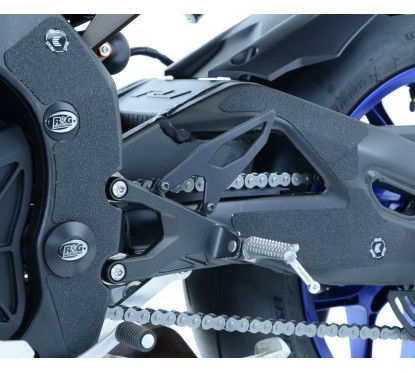 Kit 4pz.adesivi anti-scivolo paratacco YAMAHA YZF-R1/R1M '15- -nero R&G EZBG904BL