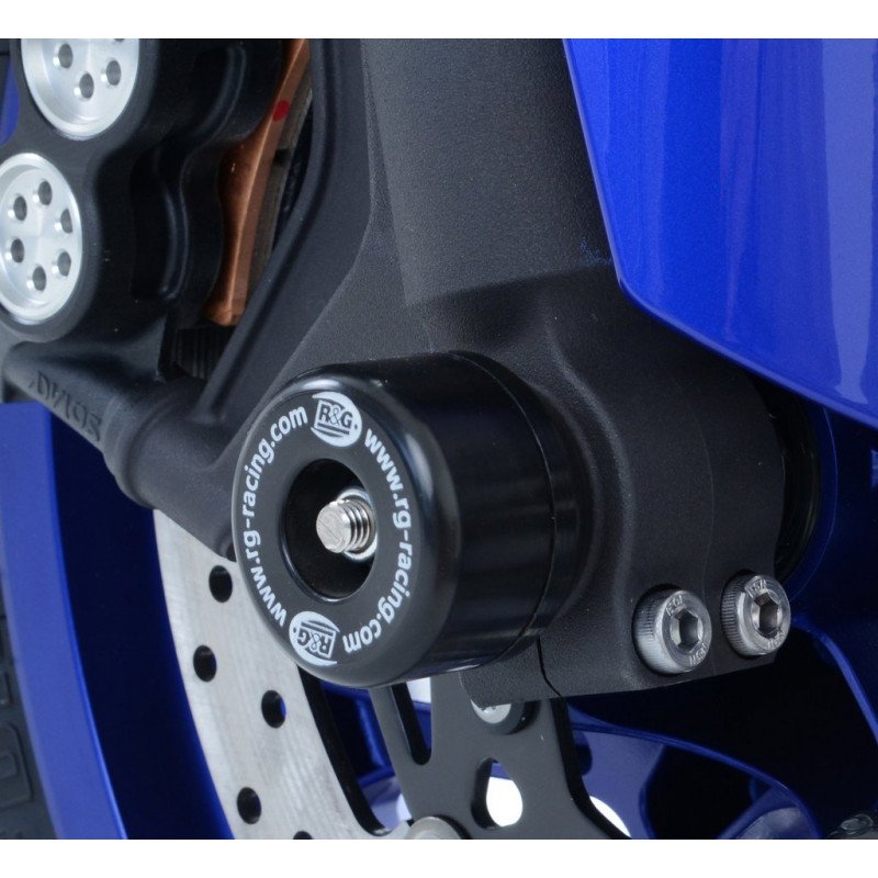 Protezioni perno forcella anteriore, Yamaha YZF-R1/R1M '15- / MT-10 / YZF-R6 '17- R&G FP0169BK