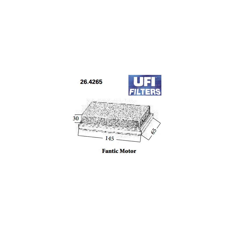 UFI - 26.4265 filtro aria