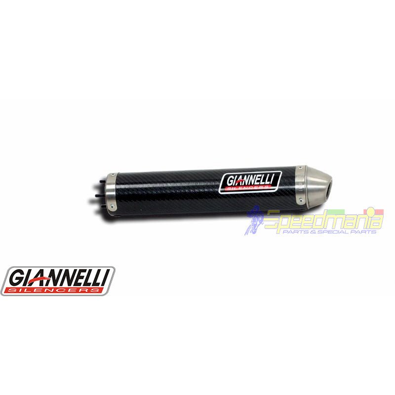 Carbon fiber enduro/cross 2 stroke silencer GIANNELLI - 34646HF