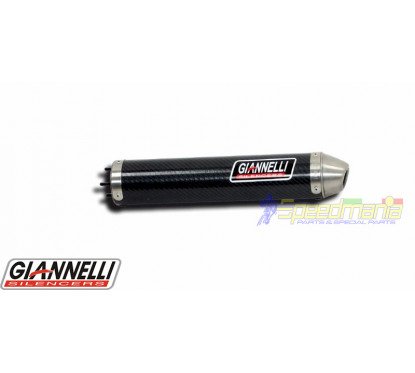 Carbon fiber enduro/cross 2 stroke silencer GIANNELLI - 34684HF