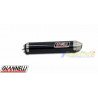 Carbon fiber street 2 stroke silencer with new safety end cap GIANNELLI - 53511HF