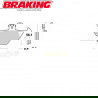 kit completo pastiglie anteriori mescola sinterizzate CM55 Braking -806CM55