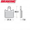 kit completo pastiglie anteriori mescola sinterizzate uso racing Braking -P1R927